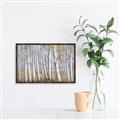 Picture of Birch Tree (yellow leaf) _GroupedProduct_Rectangle_Landscape_Canvas_Framed_