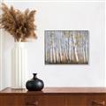Picture of Birch Tree (yellow leaf) _GroupedProduct_Rectangle_Landscape_Canvas_Framed_