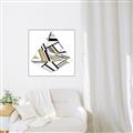 Picture of Diagonal Shape I  _GroupedProduct_Square_Canvas_Framed_