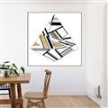 Picture of Diagonal Shape I  _GroupedProduct_Square_Canvas_Framed_