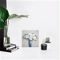 Picture of Flower in blue jar _GroupedProduct_Square_Unframed_Print_Only_