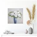 Picture of Flower in blue jar _GroupedProduct_Square_Unframed_Print_Only_