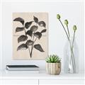 Picture of Black Linen Leaves IV _GroupedProduct_Rectangle_Portrait_Unframed_Print_Only_