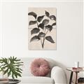 Picture of Black Linen Leaves IV _GroupedProduct_Rectangle_Portrait_Unframed_Print_Only_