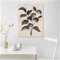 Picture of Black Linen Leaves IV _GroupedProduct_Rectangle_Portrait_Unframed_Print_Only_