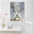 Picture of Cotton Flower In Vase II _GroupedProduct_Rectangle_Portrait_Unframed_Print_Only_