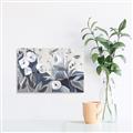 Picture of Modern Blue Floral _GroupedProduct_Rectangle_Landscape_Unframed_Print_Only_