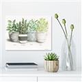 Picture of Pots With Flower _GroupedProduct_Rectangle_Landscape_Unframed_Print_Only_