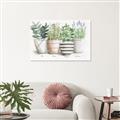 Picture of Pots With Flower I _GroupedProduct_Rectangle_Landscape_Unframed_Print_Only_