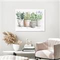 Picture of Pots With Flower I _GroupedProduct_Rectangle_Landscape_Unframed_Print_Only_