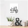 Picture of Silhouette Leaves I  _GroupedProduct_Rectangle_Portrait_Unframed_Print_Only_