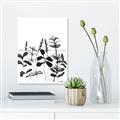 Picture of Silhouette Leaves I  _GroupedProduct_Rectangle_Portrait_Unframed_Print_Only_