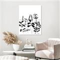 Picture of Silhouette Leaves I  _GroupedProduct_Rectangle_Portrait_Unframed_Print_Only_