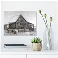 Picture of Gray Wooden Barn _GroupedProduct_Rectangle_Landscape_Unframed_Print_Only_