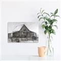 Picture of Gray Wooden Barn _GroupedProduct_Rectangle_Landscape_Unframed_Print_Only_