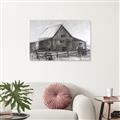 Picture of Gray Wooden Barn _GroupedProduct_Rectangle_Landscape_Unframed_Print_Only_