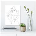 Picture of Stencil Floral Art II _GroupedProduct_Rectangle_Portrait_Unframed_Print_Only_