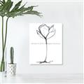 Picture of Single Flower I _GroupedProduct_Rectangle_Portrait_Unframed_Print_Only_