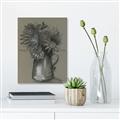 Picture of Charcoal Flower Drawing I _GroupedProduct_Rectangle_Portrait_Unframed_Print_Only_