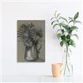 Picture of Charcoal Flower Drawing I _GroupedProduct_Rectangle_Portrait_Unframed_Print_Only_