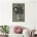 Picture of Charcoal Flower Drawing II _GroupedProduct_Rectangle_Portrait_Unframed_Print_Only_