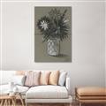 Picture of Charcoal Flower Drawing II _GroupedProduct_Rectangle_Portrait_Unframed_Print_Only_
