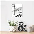 Picture of Black & Silver Lines _GroupedProduct_Rectangle_Portrait_Unframed_Print_Only_