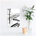 Picture of Black & Silver Lines _GroupedProduct_Rectangle_Portrait_Unframed_Print_Only_