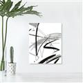 Picture of Black & Silver Lines _GroupedProduct_Rectangle_Portrait_Unframed_Print_Only_