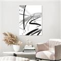 Picture of Black & Silver Lines _GroupedProduct_Rectangle_Portrait_Unframed_Print_Only_