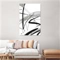 Picture of Black & Silver Lines _GroupedProduct_Rectangle_Portrait_Unframed_Print_Only_