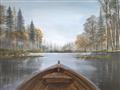 Picture of Lake Boat I  _GroupedProduct_Rectangle_Landscape_Unframed_Print_Only_