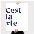 Picture of Cest La Vie II _GroupedProduct_Rectangle_Portrait_Canvas_