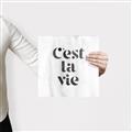 Picture of Cest La Vie III _GroupedProduct_Square_Canvas_