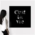 Picture of Cest La Vie IV _GroupedProduct_Square_Canvas_