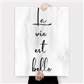 Picture of La Vie Est Belle _GroupedProduct_Rectangle_Portrait_Canvas_
