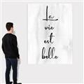Picture of La Vie Est Belle _GroupedProduct_Rectangle_Portrait_Canvas_