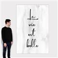 Picture of La Vie Est Belle _GroupedProduct_Rectangle_Portrait_Canvas_