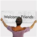 Picture of Welcome Friends II _GroupedProduct_Panel_Landscape_Canvas_