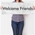 Picture of Welcome Friends II _GroupedProduct_Panel_Landscape_Canvas_