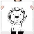 Picture of Sketch Animal  I _GroupedProduct_Square_Canvas_