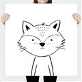 Picture of Sketch Aminal VI _GroupedProduct_Square_Canvas_