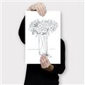 Picture of Drawing Flower VI _GroupedProduct_Rectangle_Portrait_Canvas_