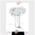 Picture of Drawing Flower VI _GroupedProduct_Rectangle_Portrait_Canvas_