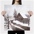 Picture of WInter road _GroupedProduct_Square_Canvas_