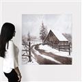 Picture of WInter road _GroupedProduct_Square_Canvas_