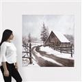 Picture of WInter road _GroupedProduct_Square_Canvas_