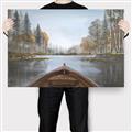 Picture of Lake Boat I  _GroupedProduct_Rectangle_Landscape_Canvas_