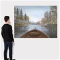 Picture of Lake Boat I  _GroupedProduct_Rectangle_Landscape_Canvas_