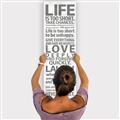 Picture of Life Is Too Short I _GroupedProduct_Panel_Portrait_Canvas_